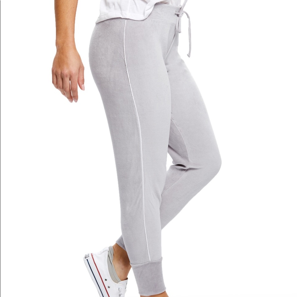 new • us blanks plush velour joggers